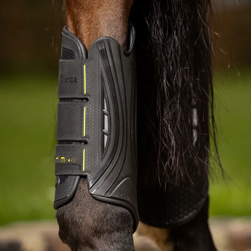 LeMieux MIMSafe Hind XC Boots - Black-1