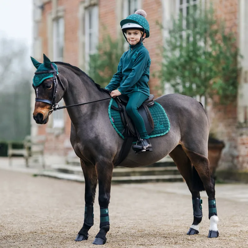 LeMieux Mini Grafter Brushing Boots - Spruce-3