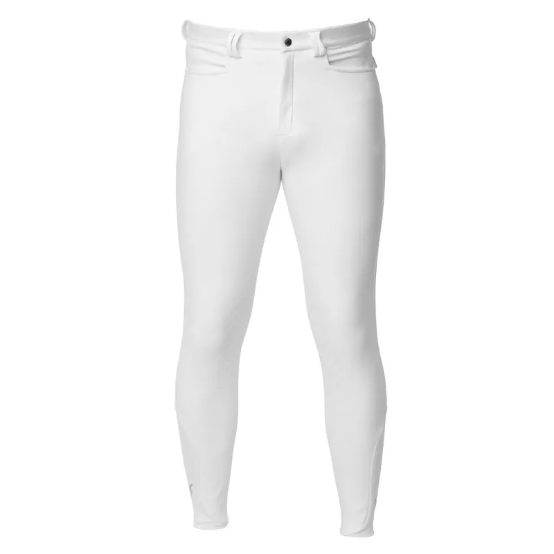 LeMieux Monsieur Knee Grip Mens Competition Breeches - White