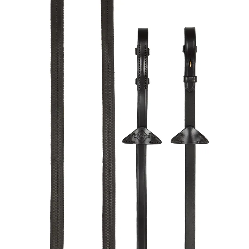 LeMieux Rubber Reins - Brown