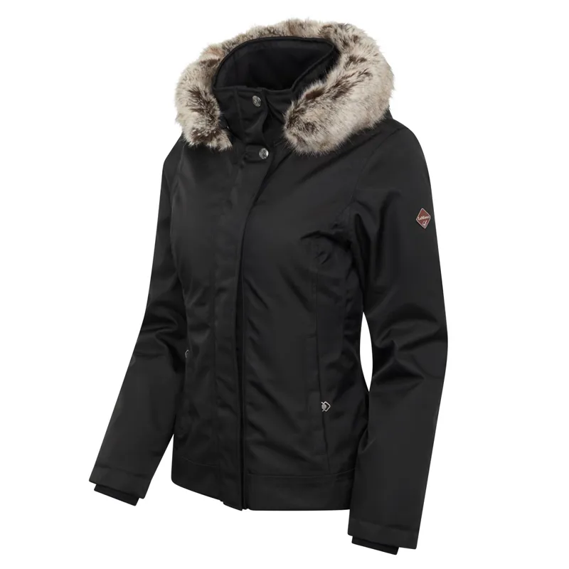 LeMieux Waterproof Short Ladies Jacket - Black-3