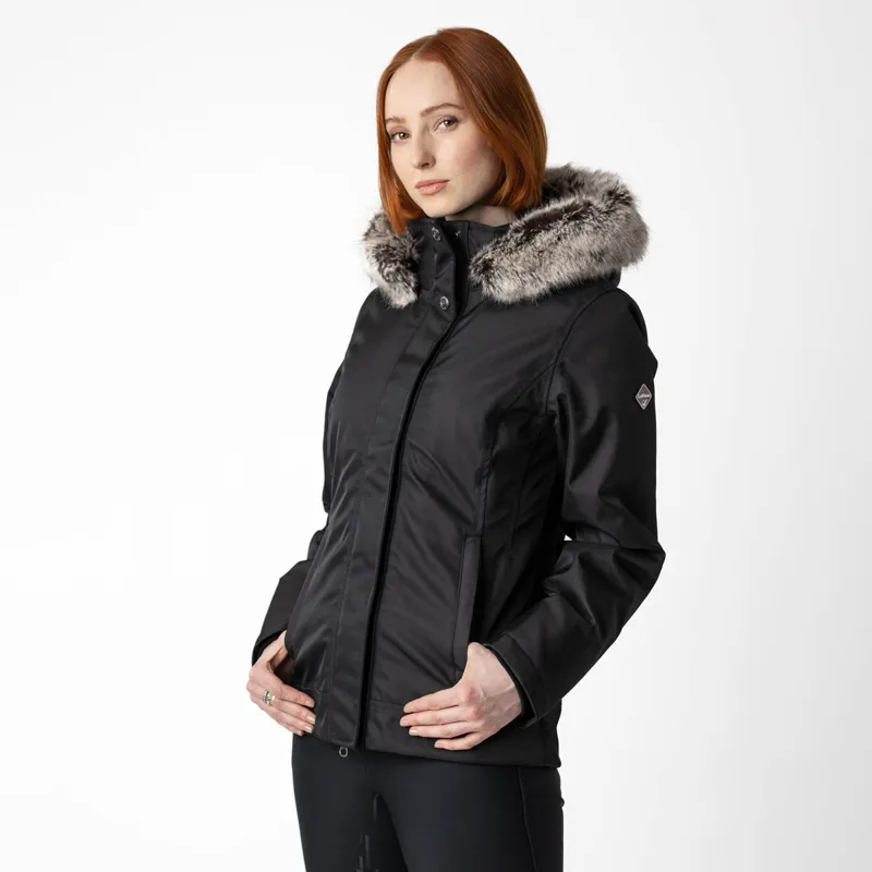 LeMieux Waterproof Short Ladies Jacket - Black-5
