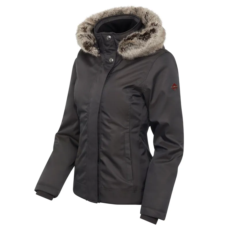 LeMieux Waterproof Short Ladies Jacket - Grey-1