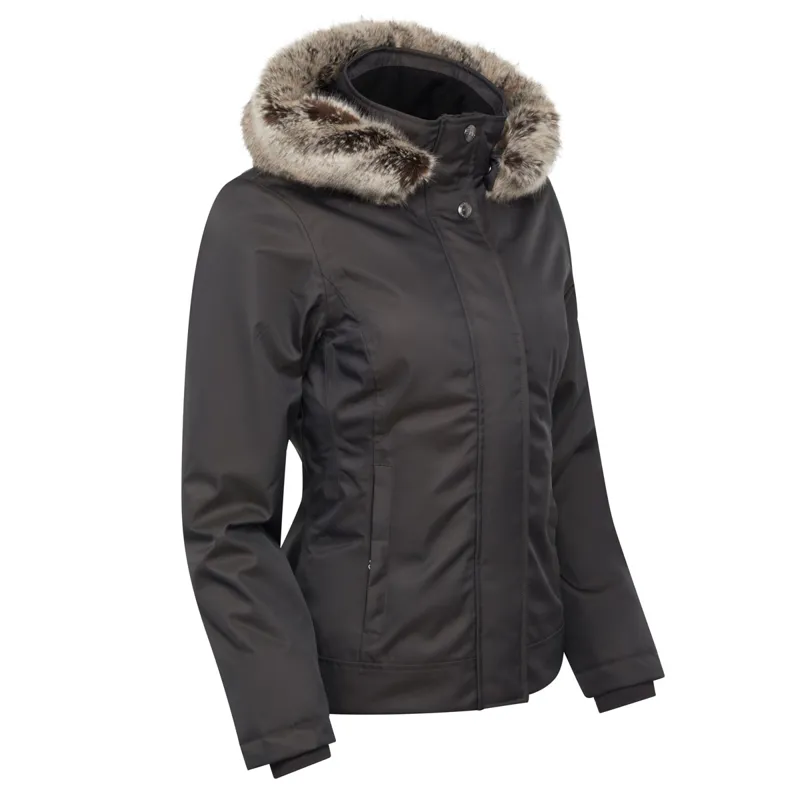 LeMieux Waterproof Short Ladies Jacket - Grey-2