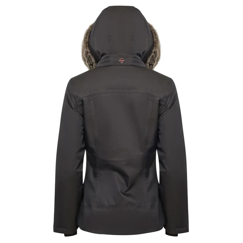 LeMieux Waterproof Short Ladies Jacket - Grey-3