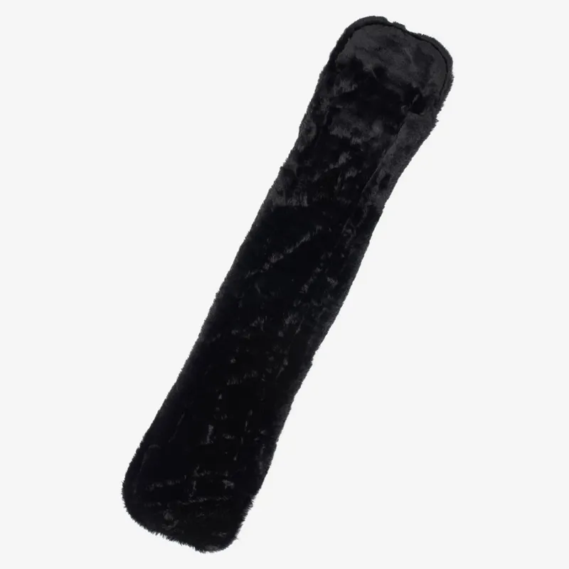 LeMieux Simuwool Dressage Girth Cover - Black-1