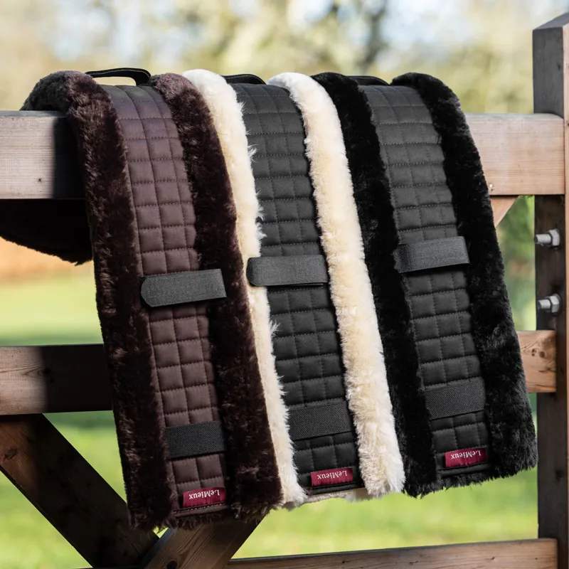 LeMieux Simuwool GP Girth Cover - Brown/Brown-1