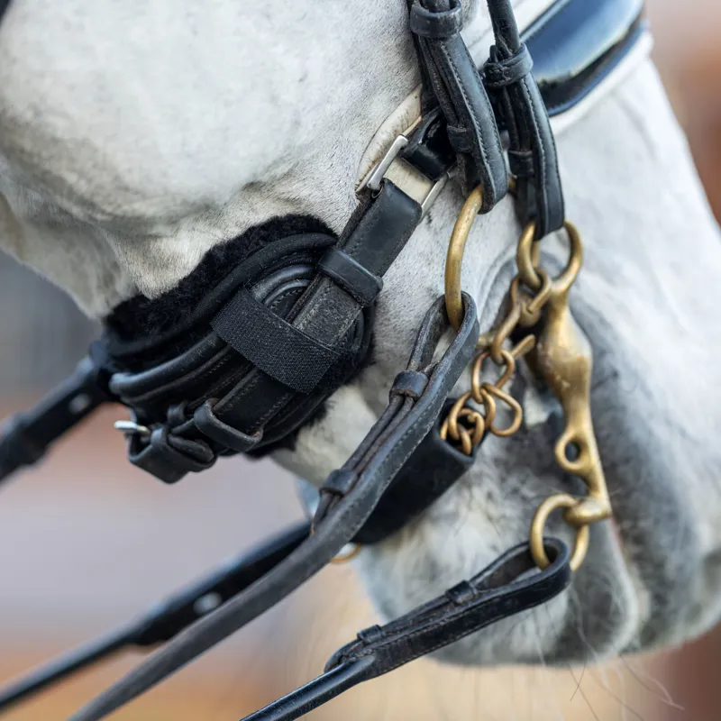 LeMieux Simuwool Chin/Noseband Guard - Brown-1