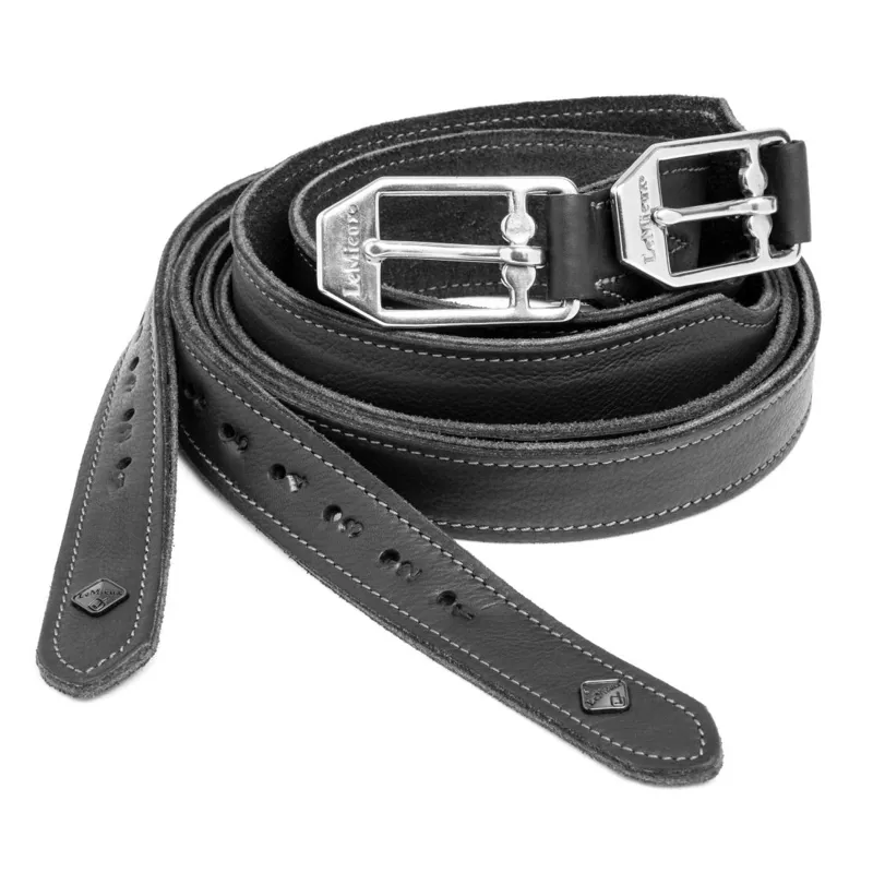 LeMieux Vector Pro Stirrup Leathers - Black