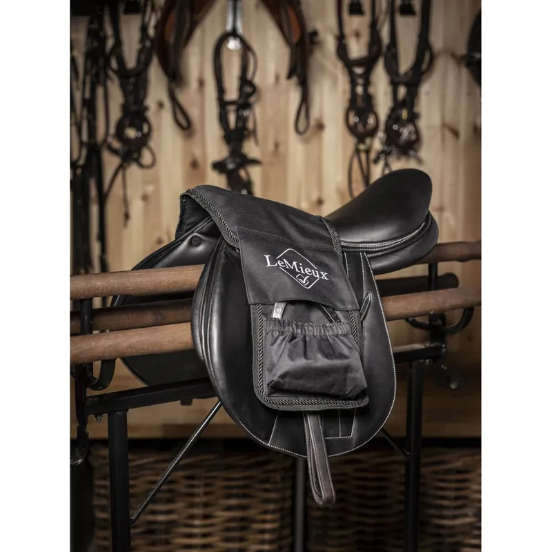 LeMieux Vector Stirrup Cover - Black-2