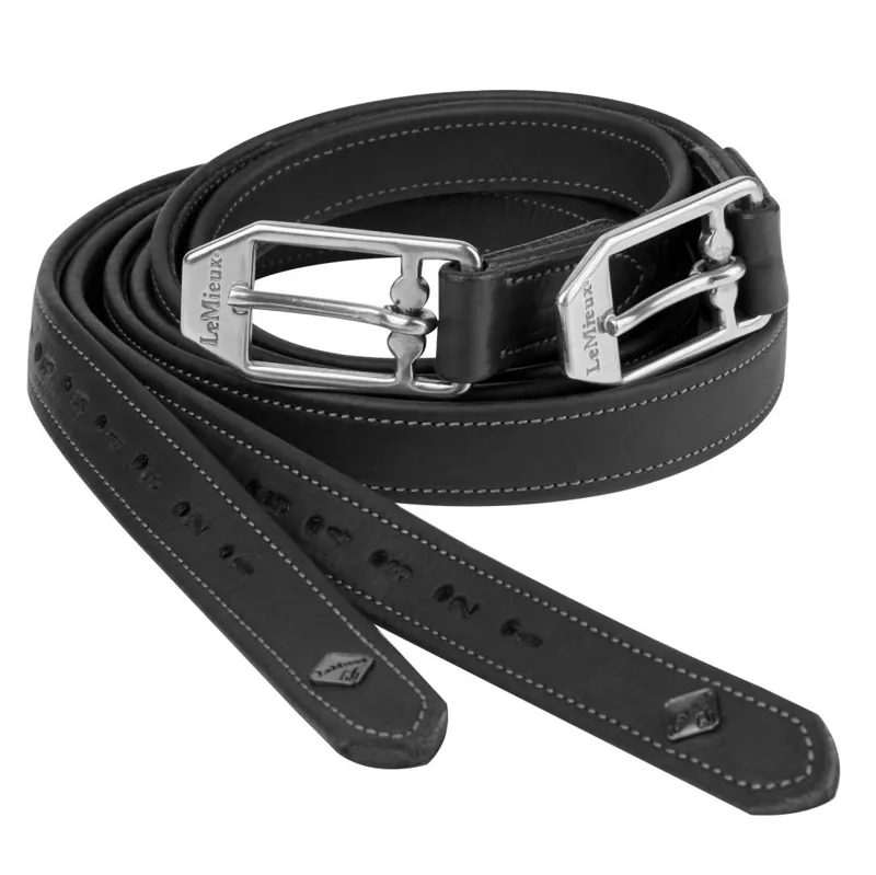 LeMieux Vector Stirrup Leathers - Black