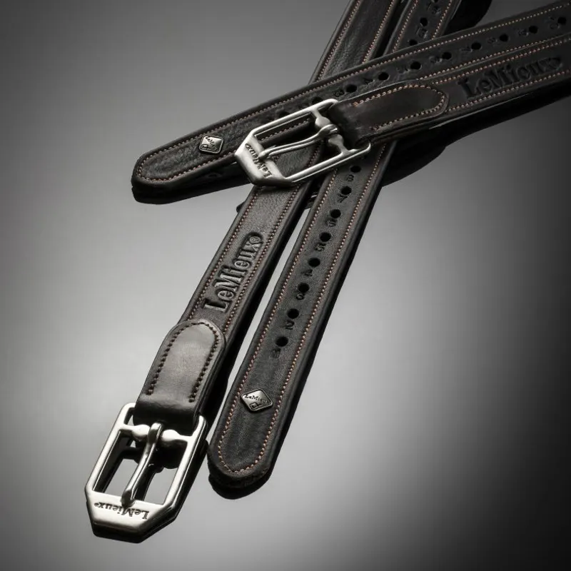 LeMieux Vector Stirrup Leathers - Brown-1