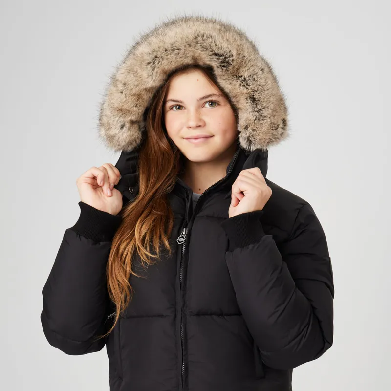 LeMieux Young Rider Gia Junior Girls Puffer Jacket - Black-3