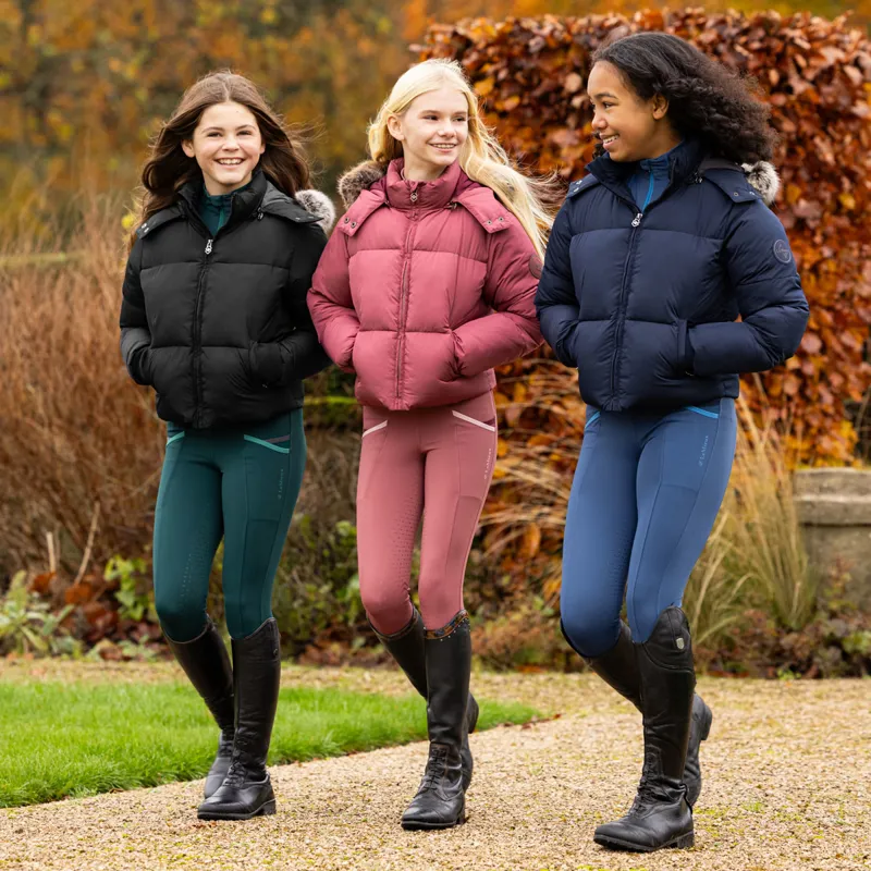 LeMieux Young Rider Gia Junior Girls Puffer Jacket Navy
