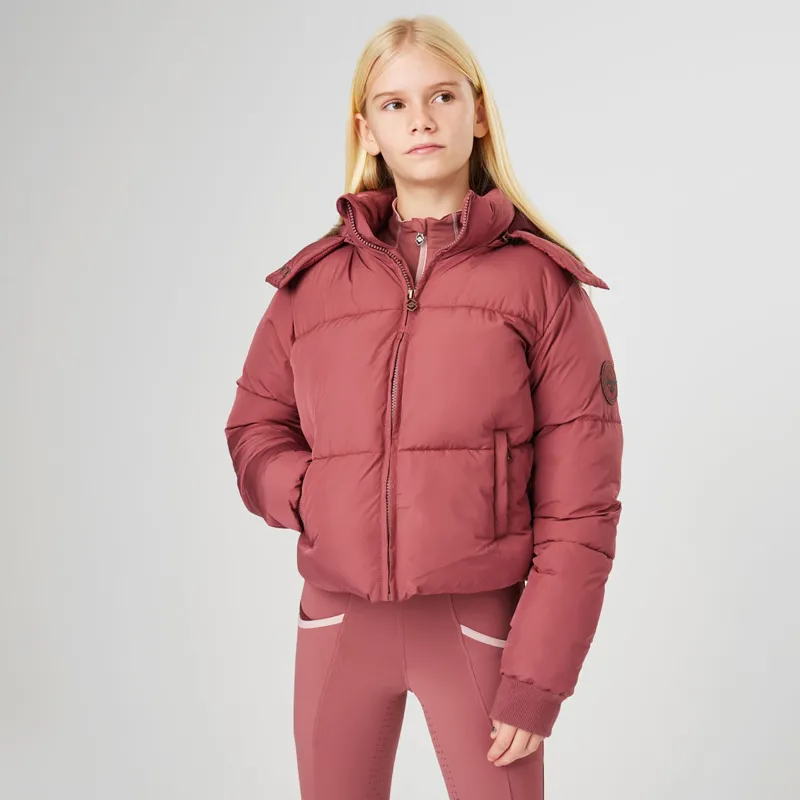 LeMieux Young Rider Gia Junior Girls Puffer Jacket - Orchid-2