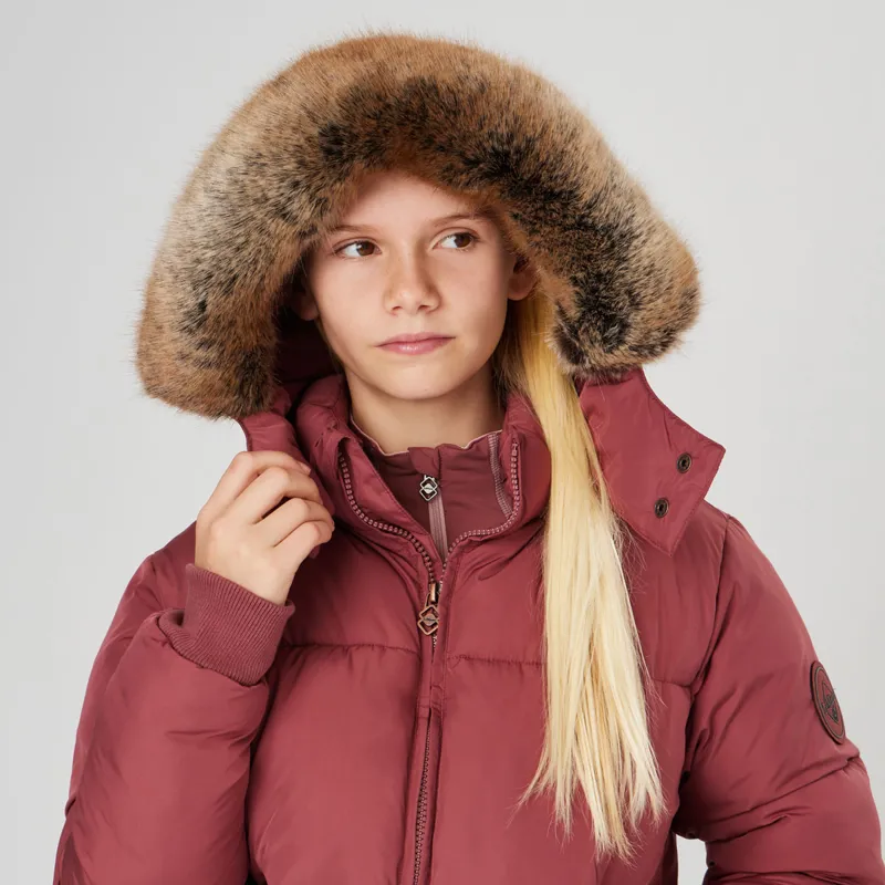 LeMieux Young Rider Gia Junior Girls Puffer Jacket - Orchid-3