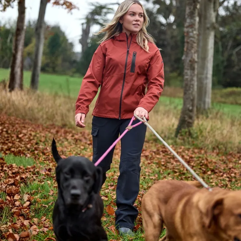 LeMieux Athena Womens Waterproof Lightweight Jacket - Russet-6