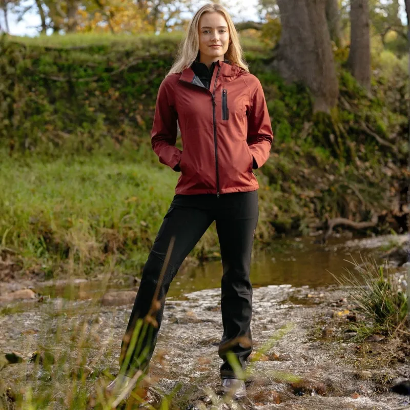 LeMieux Athena Womens Waterproof Lightweight Jacket - Russet-5