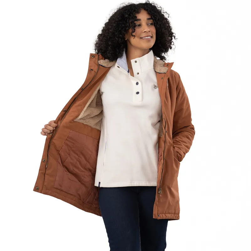 Lighthouse Scarlet Womens Waterproof Coat - Rust-1