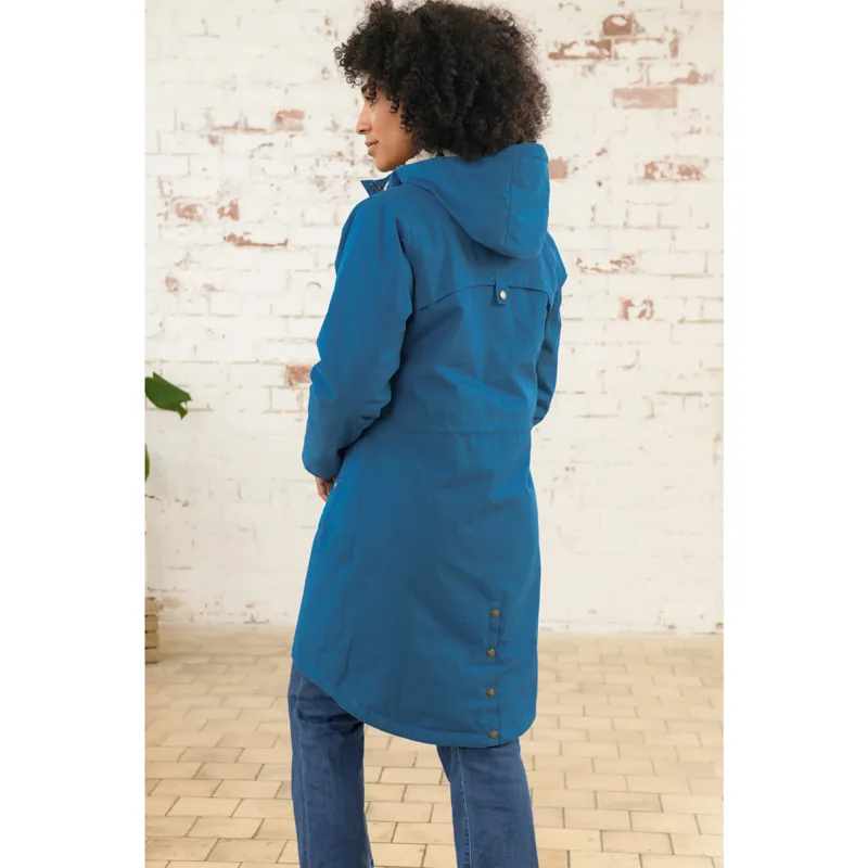 Lighthouse Abigail Ladies 3 4 Length Waterproof Jacket Teal