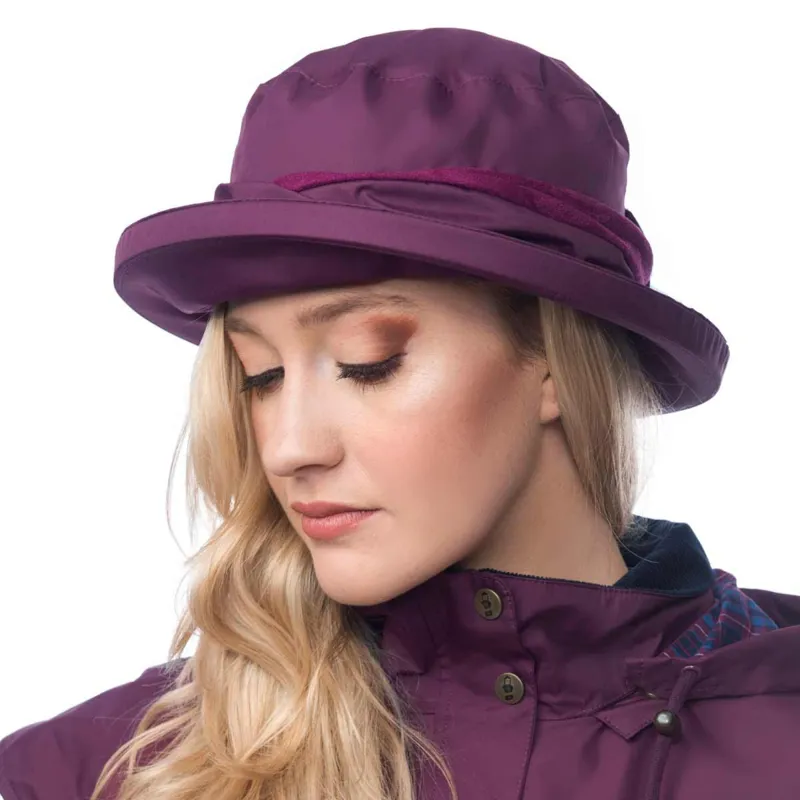 Lighthouse Canterbury Waterproof Rain Hat - Plum