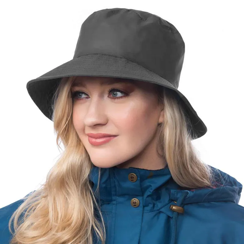Lighthouse Storm Waterproof Rain Hat - Black