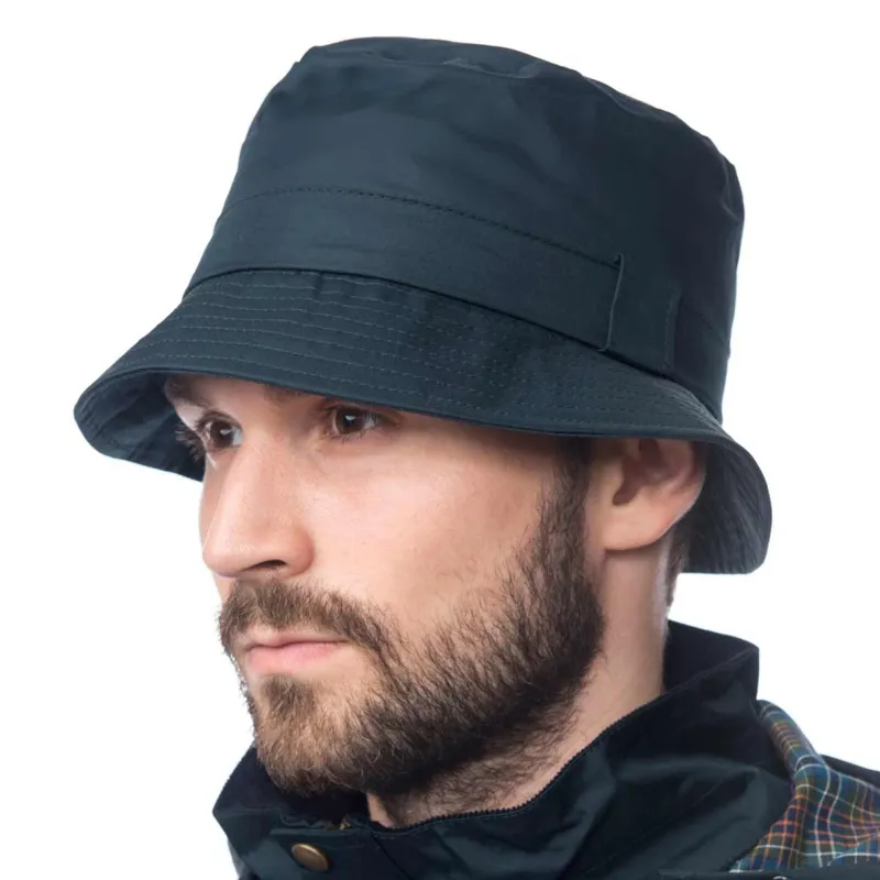 Lighthouse York Waterproof Mens Rain Hat - Navy