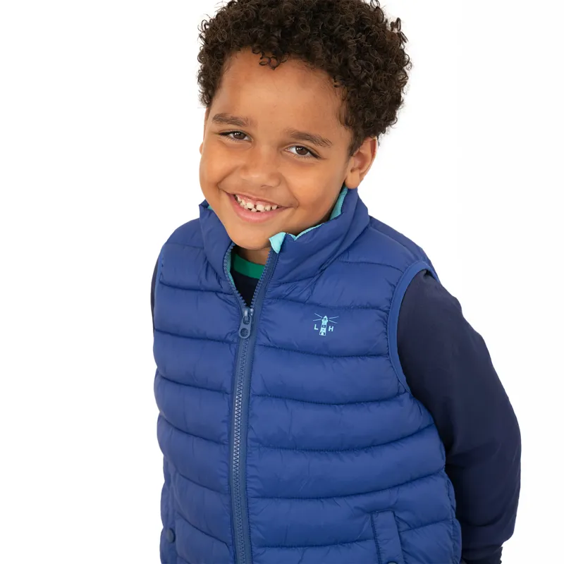 Lighthouse Abel Junior Boys Padded Gilet - Navy-1