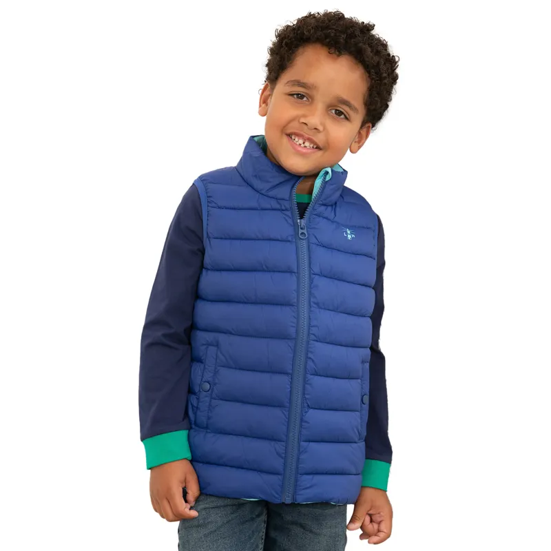 Lighthouse Abel Junior Boys Padded Gilet - Navy-2