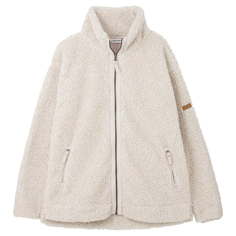 Lighthouse Cobh Womens Full Zip Bonded Fleece - Irish Cream-6