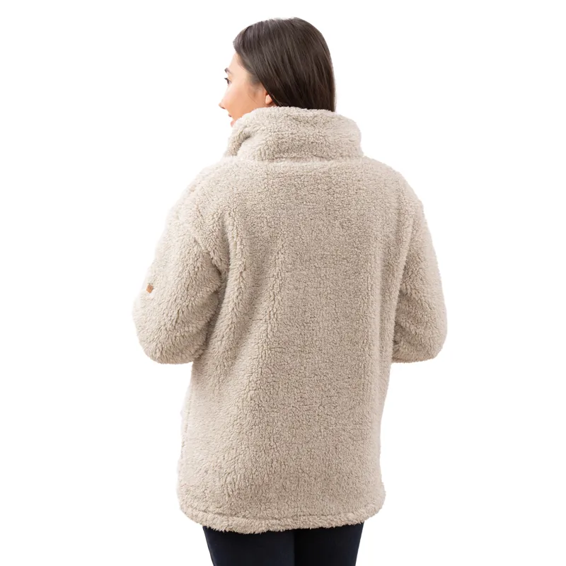 Lighthouse Cobh Womens Full Zip Bonded Fleece - Irish Cream-5