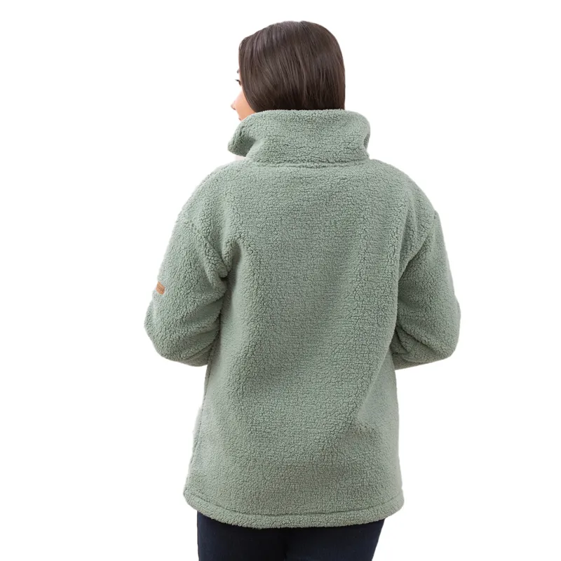 Lighthouse Cobh Womens Full Zip Bonded Fleece - Sage-4