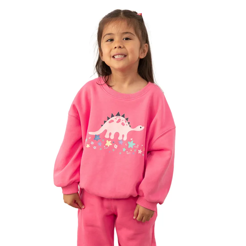 Lighthouse Flora Junior Girls Sweater - Steggie Print