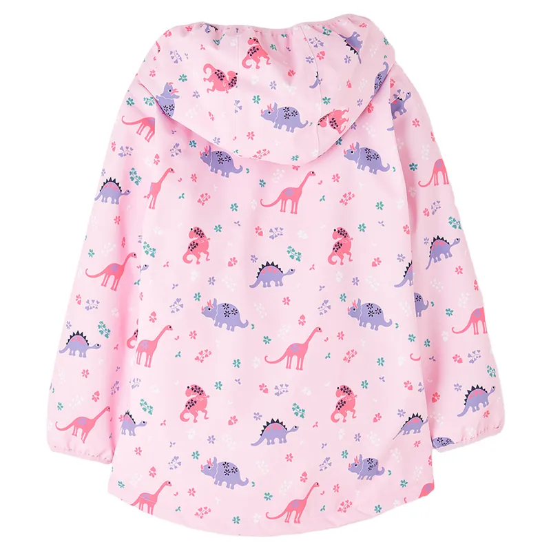 Lighthouse Freya Junior Girls Waterproof Jacket - Dino Dance Print-3