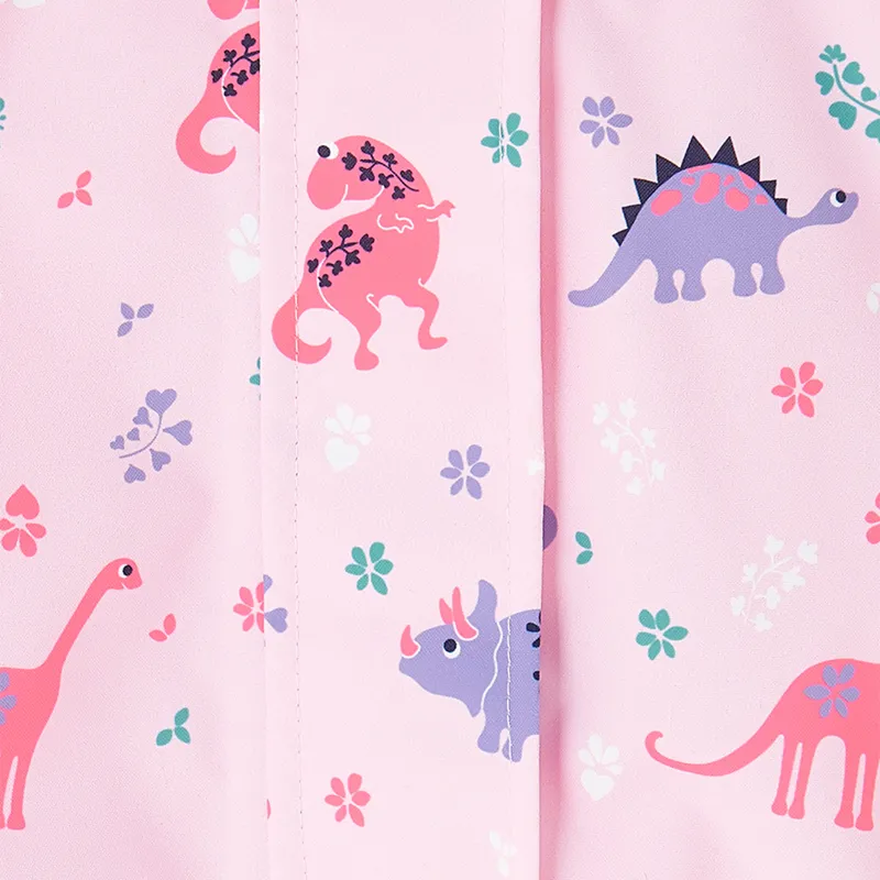 Lighthouse Freya Junior Girls Waterproof Jacket - Dino Dance Print-5