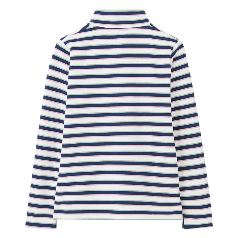 Lighthouse Haven II Womens Brushed Jersey - Navy/Sage/Rosa Stripe-6