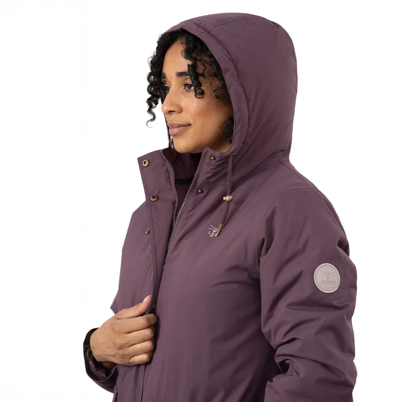 Lighthouse Imogen Womens Waterproof Long Jacket - Cranberry-4