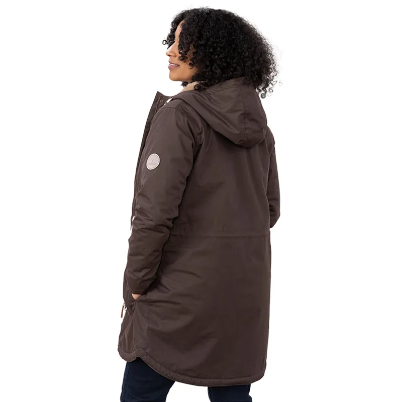 Lighthouse Isobel Womens Waterproof Long Coat - Cocoa-2