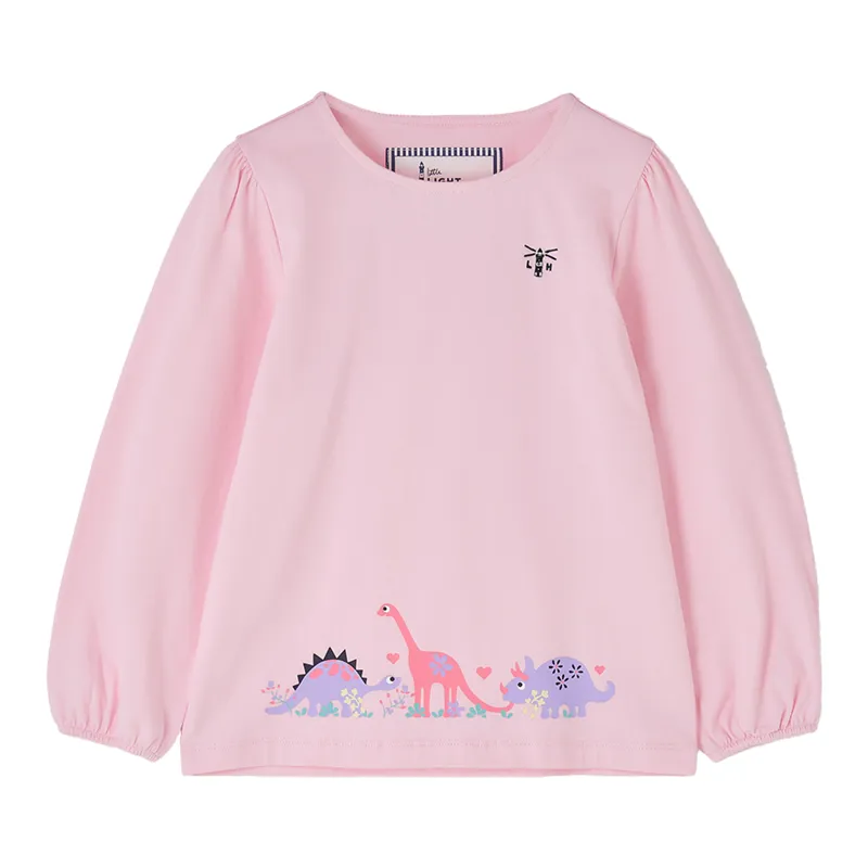 Lighthouse Lottie Junior Cotton Tunic Jersey - Dino Dance Print-1