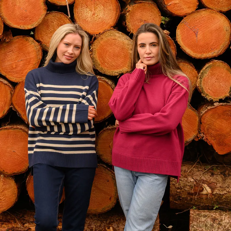 Lighthouse Luisa Womens Jumper - Navy Stripe-9