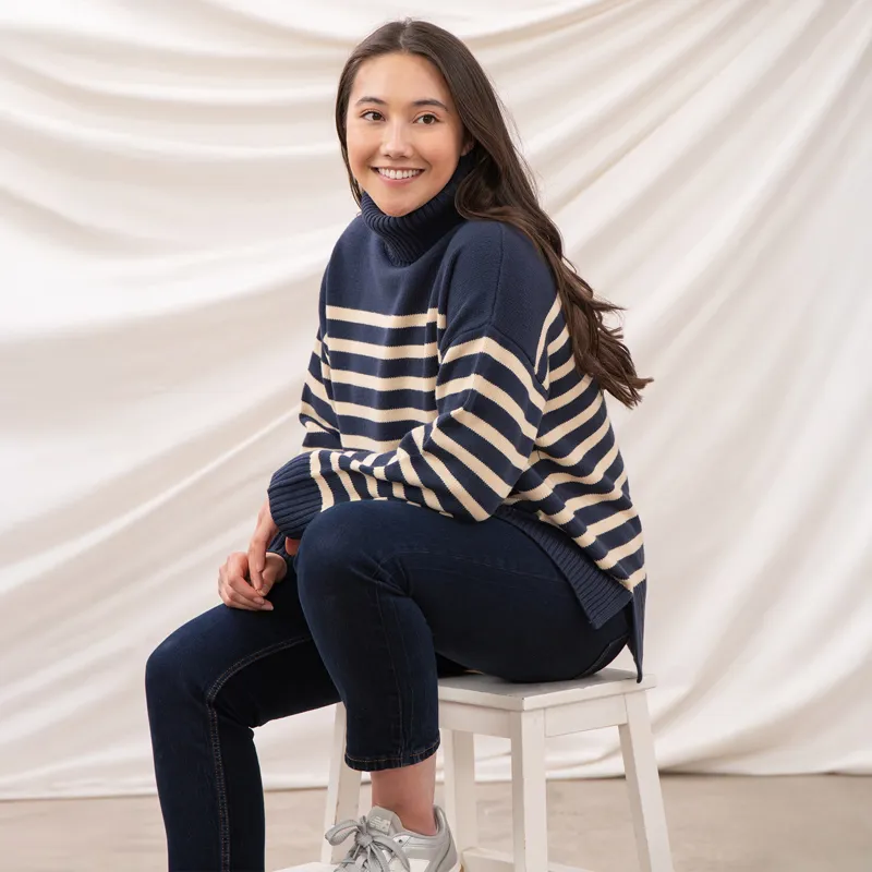 Lighthouse Luisa Womens Jumper - Navy Stripe-4