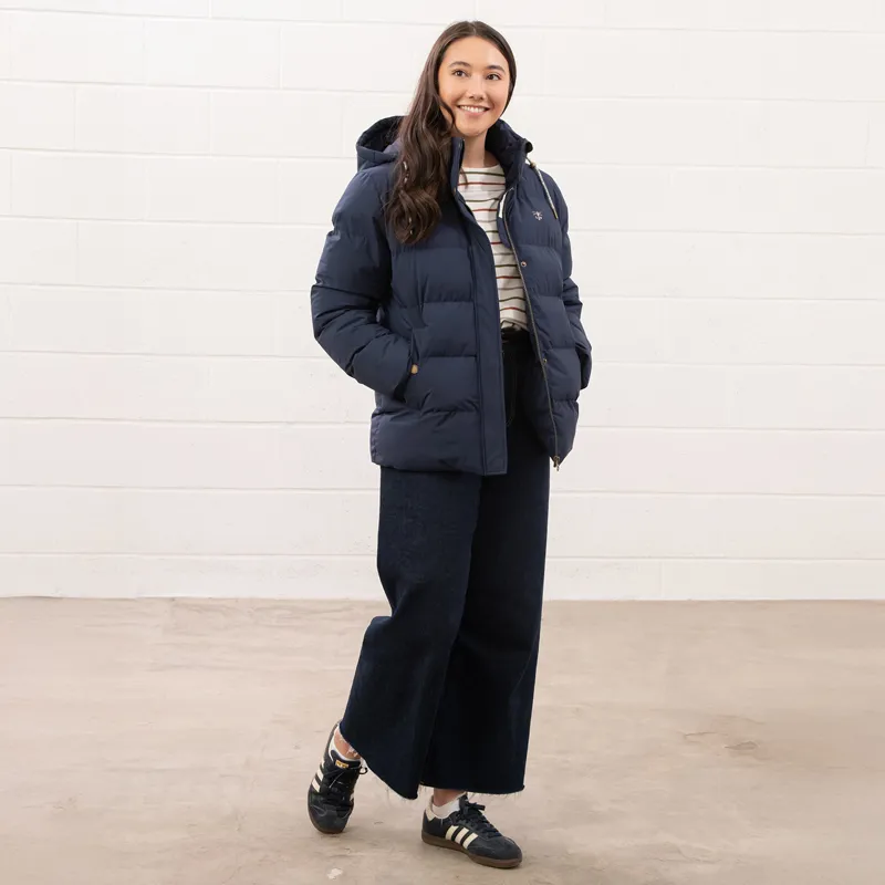 Lighthouse Margot Womens Puffer Jacket - Navy-5