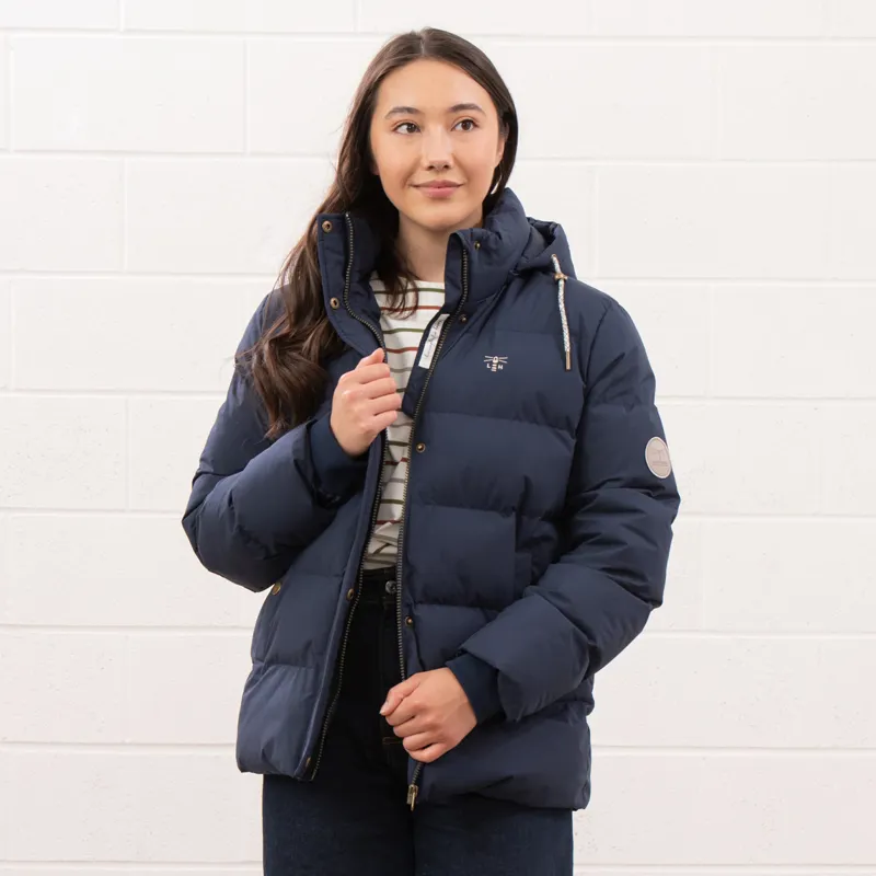 Lighthouse Margot Womens Puffer Jacket - Navy-4