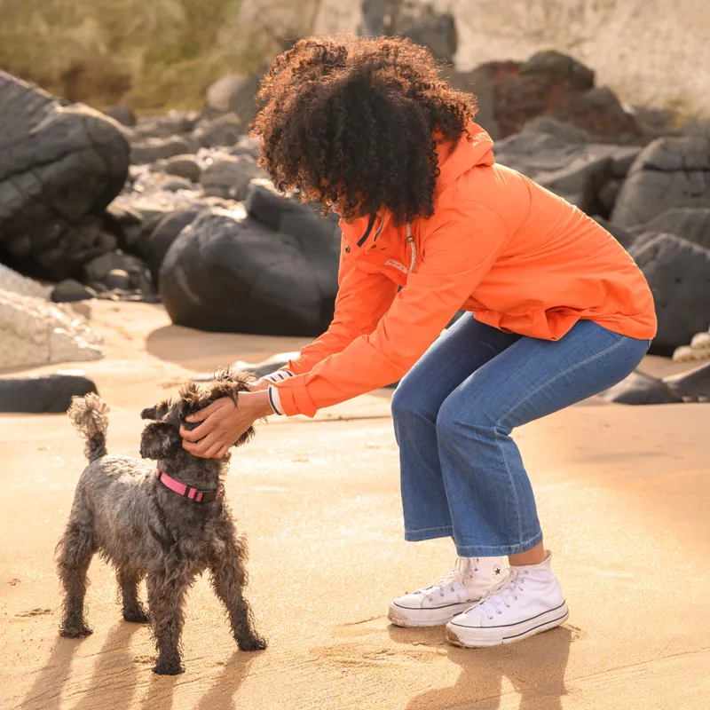 Lighthouse Beachcomber Ladies Waterproof Jacket - Orange-6