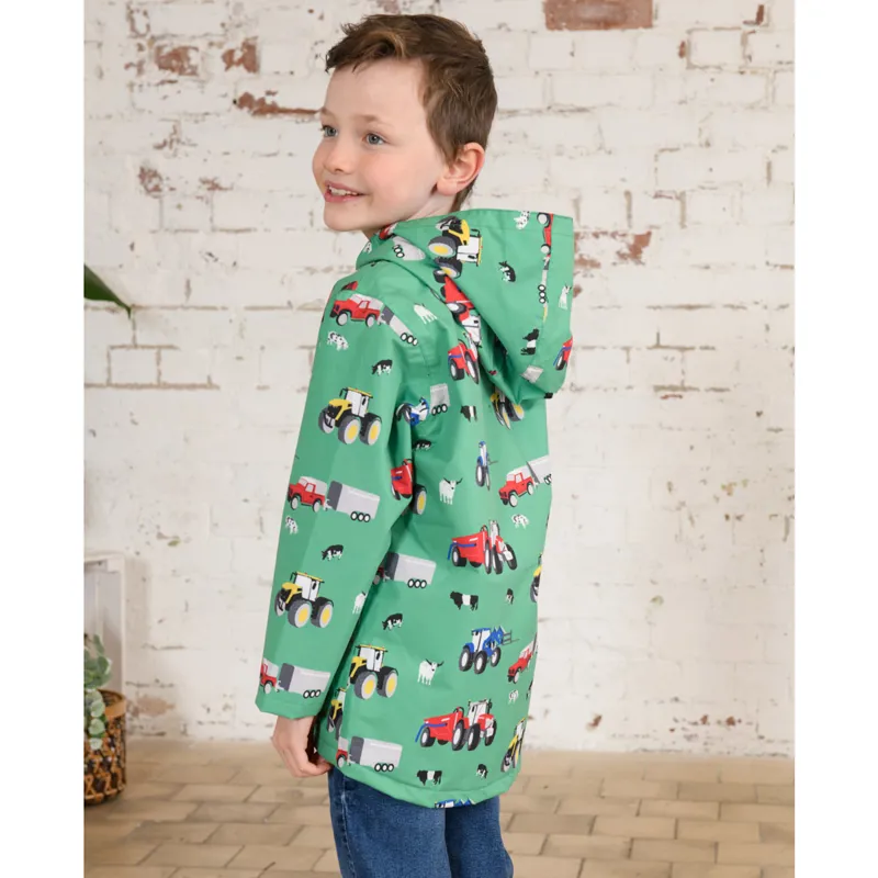 Junior boys waterproof jacket top