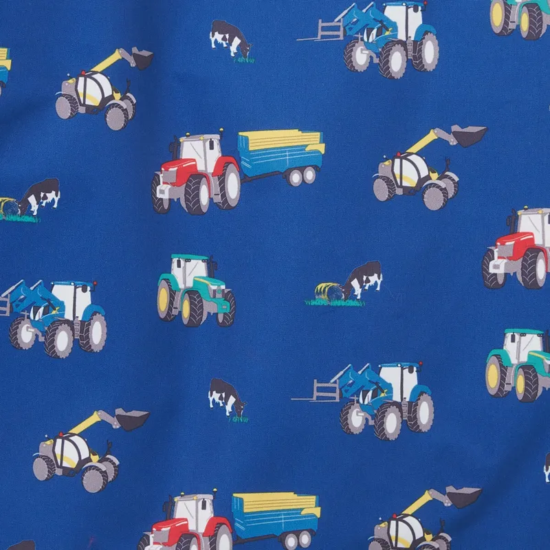 Lighthouse Finlay Junior Boys Waterproof Jacket - Navy Blue Tractor-2