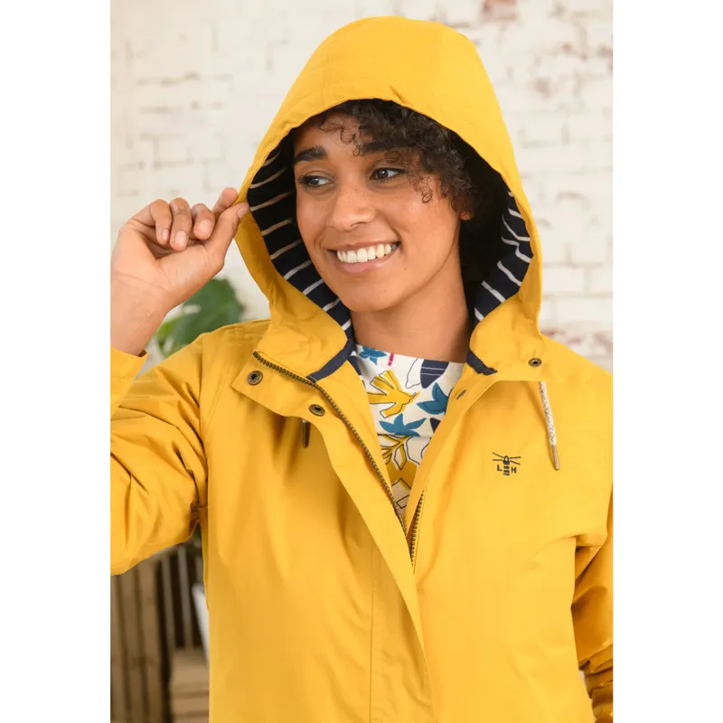 Lighthouse Iona Ladies 3 4 Length Waterproof Jacket Sunrise