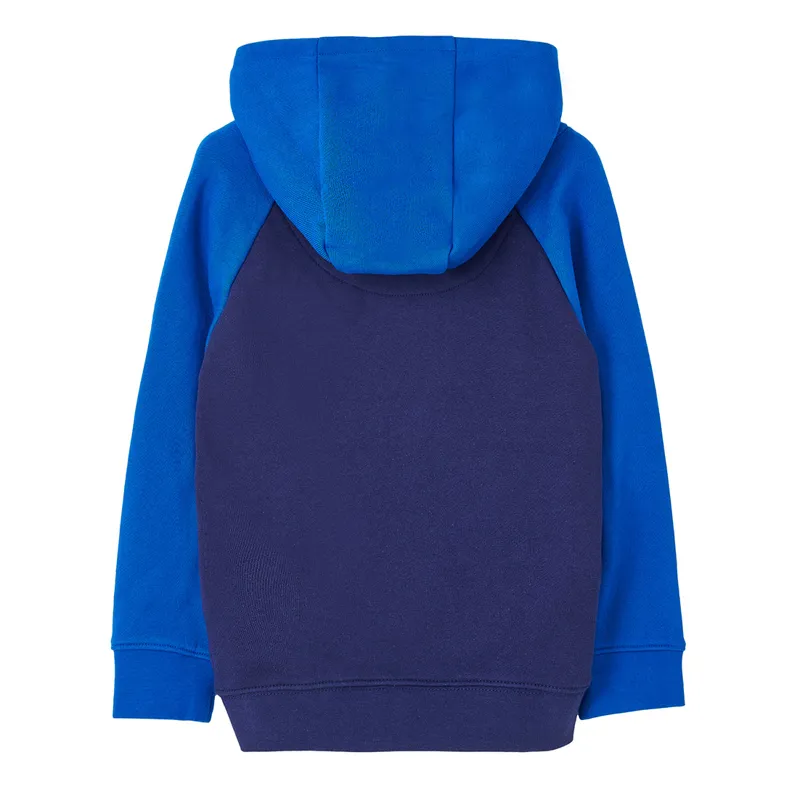 Lighthouse Jack Junior Boys Hoodie - Blue/Tractor Print-1