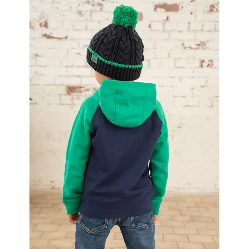 Lighthouse Jack Junior Boys Hoodie - Green/Tractor Print-4