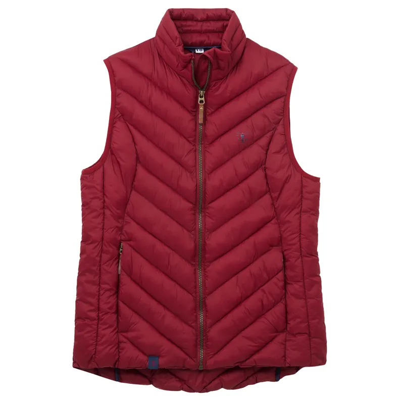 Lighthouse Laurel Ladies Gilet - Maroon